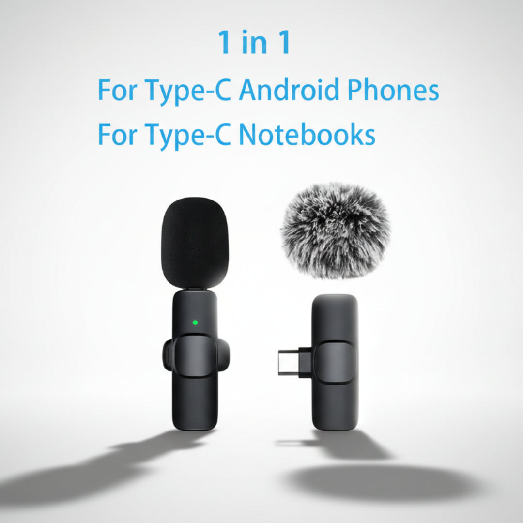 Mini Wireless Clip Microphone