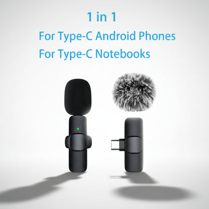 Mini Wireless Clip Microphone