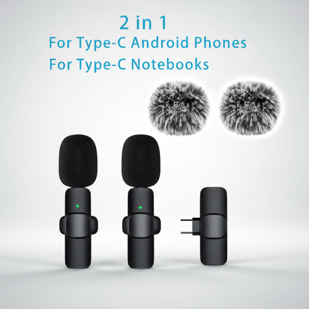 Mini Wireless Clip Microphone