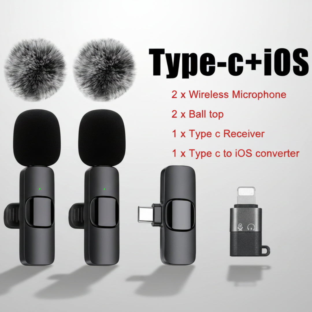 Mini Wireless Clip Microphone